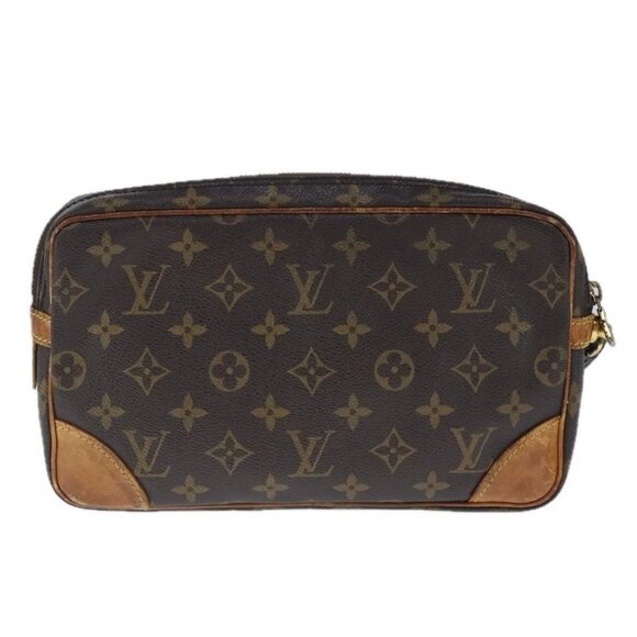 LOUIS VUITTON Monogram Marly Dragonne GM Clutch Bag M51825 LV Auth ar12931 - Picture 2 of 16